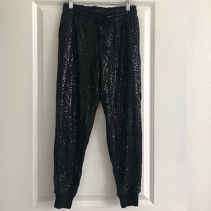 Sequin joggers
